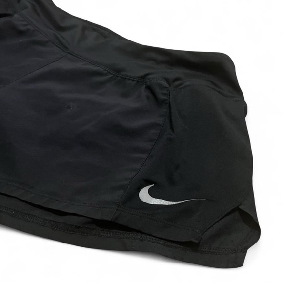 Nike Women's Black Athletic Mini Shorts - Picture 2 of 4